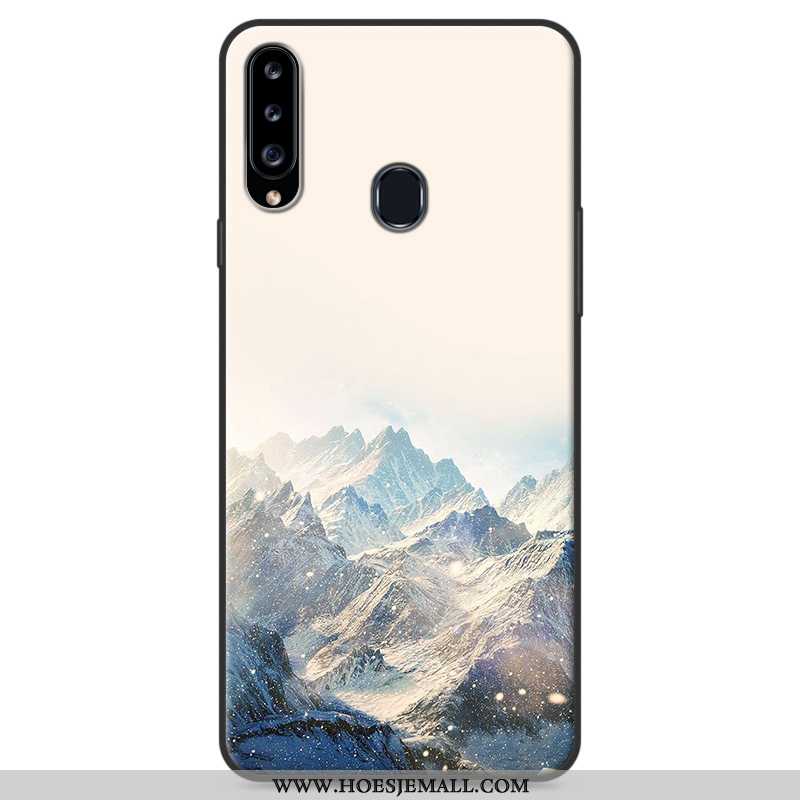 Hoesje Samsung Galaxy A20s Bescherming Persoonlijk Mobiele Telefoon Grijs Ster Anti-fall Zacht