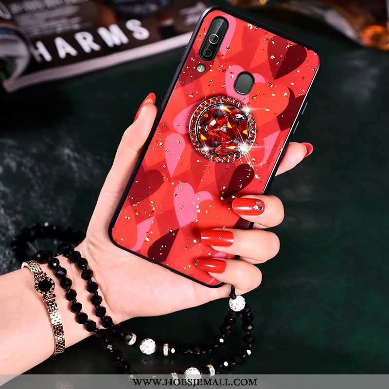 Hoes Samsung Galaxy A20s Persoonlijk Mooie Bescherming Hard Mobiele Telefoon Trend Hoesje Rood
