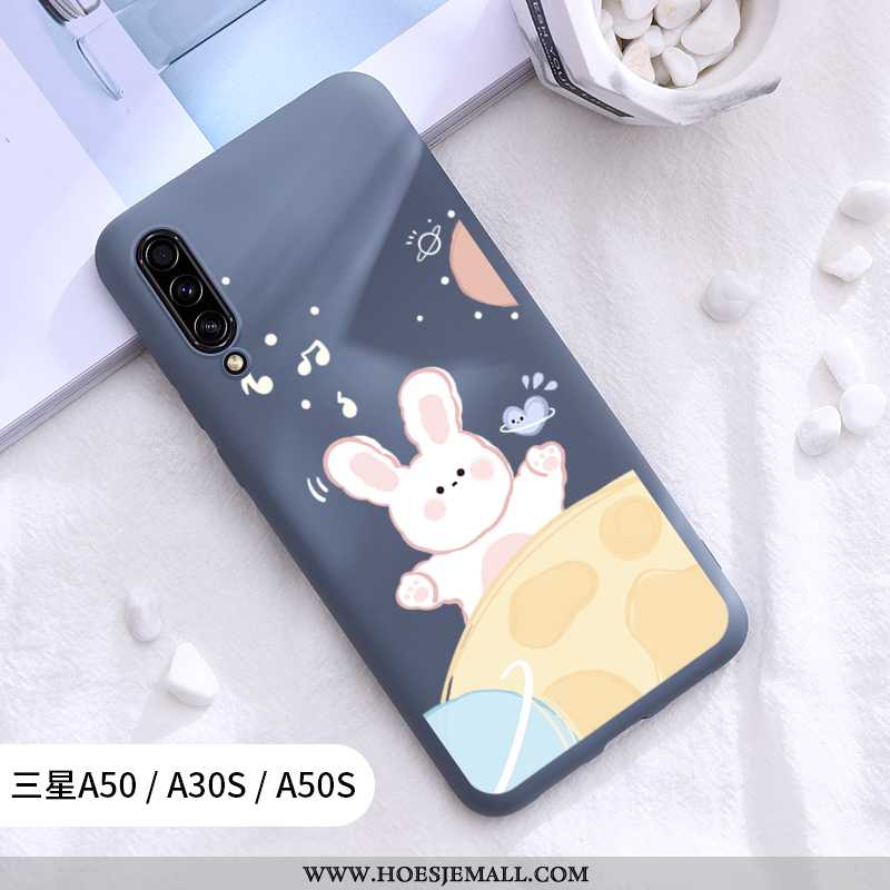 Hoes Samsung Galaxy A30s Schrobben Scheppend Bescherming Mooie Ster Mobiele Telefoon Rood