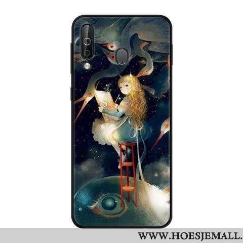 Hoesje Samsung Galaxy A40s Zacht Bescherming Ster Hoes Scheppend Mobiele Telefoon Groen