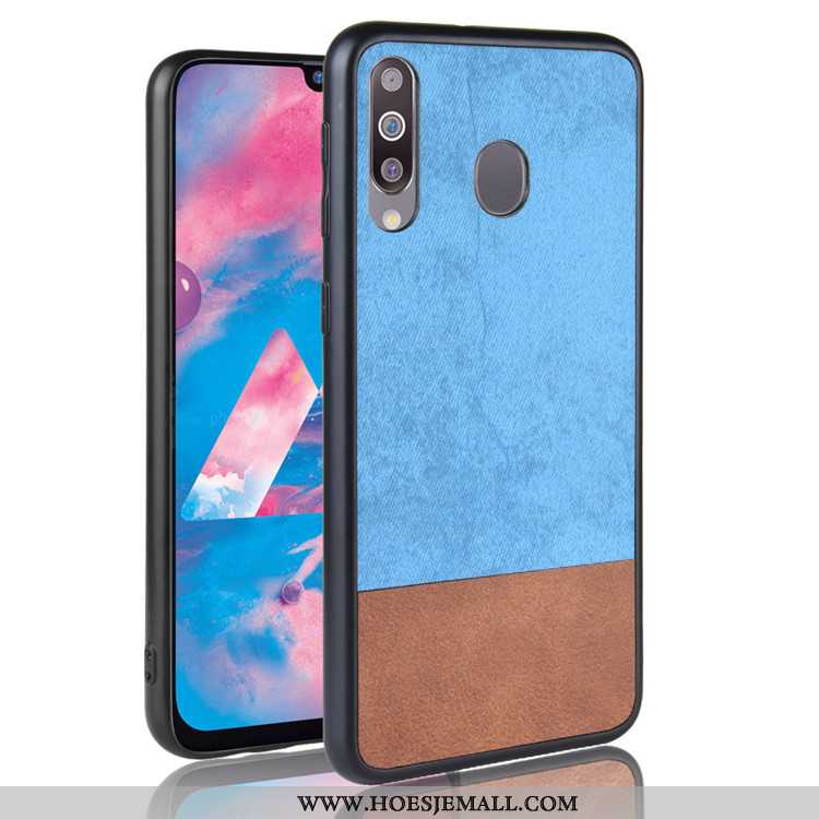 Hoes Samsung Galaxy A40s Bescherming Trend Rood All Inclusive Hoesje Ster