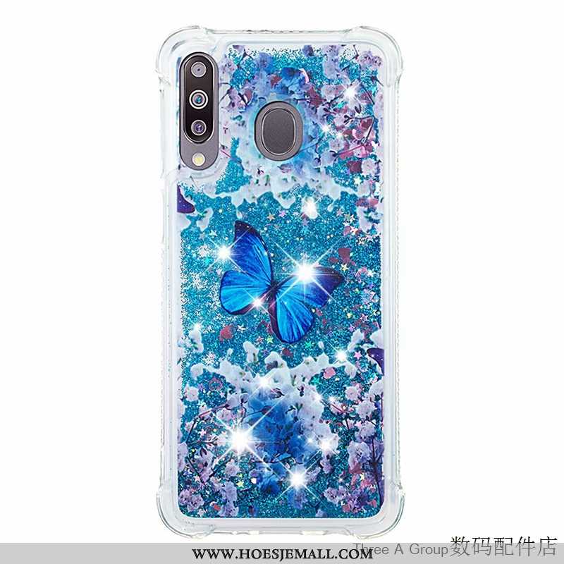 Hoes Samsung Galaxy A40s Scheppend Zacht Groen Mobiele Telefoon All Inclusive Drijfzand Anti-fall