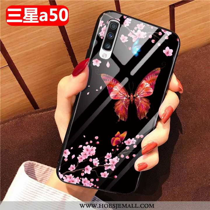 Hoes Samsung Galaxy A50 Scheppend Zacht Wind Ster Mobiele Telefoon Bescherming Anti-fall Zwarte