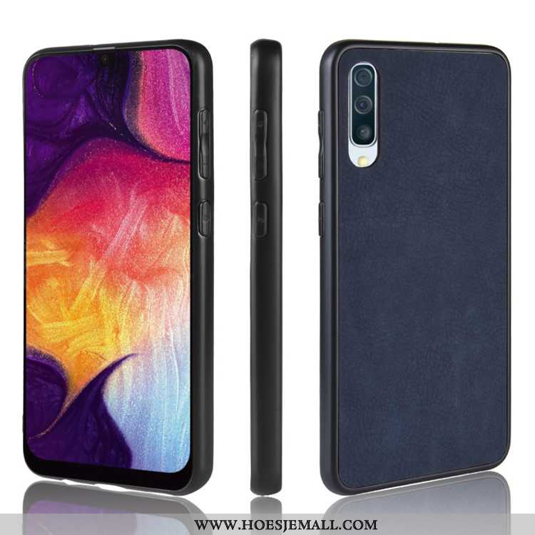 Hoesje Samsung Galaxy A50s Super Dun Hard Bescherming Zwart Hoes Zwarte