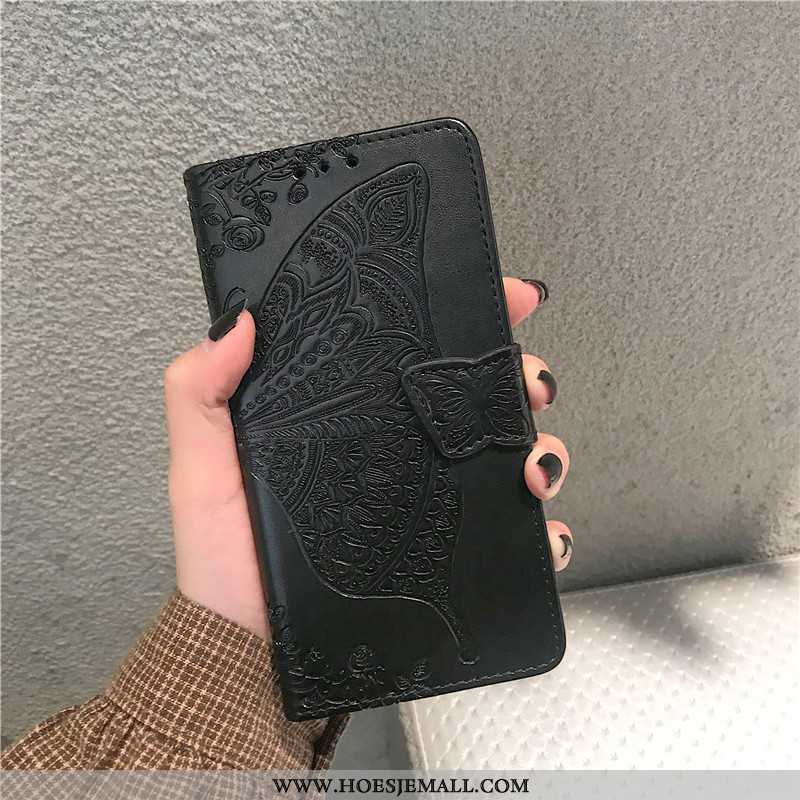 Hoesje Samsung Galaxy A50s Bescherming Leren Grijs Clamshell Mobiele Telefoon Anti-fall Hoes