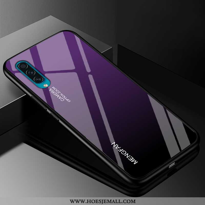 Hoesje Samsung Galaxy A50s Scheppend Trend Persoonlijk Hard Glas Hoes Roze