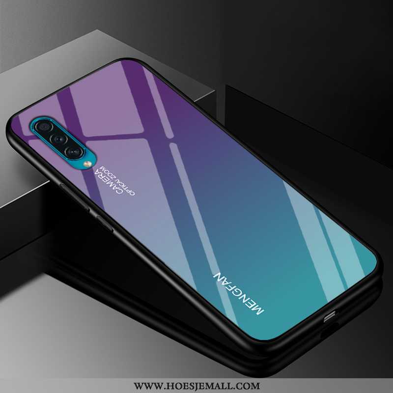 Hoesje Samsung Galaxy A50s Scheppend Trend Persoonlijk Hard Glas Hoes Roze