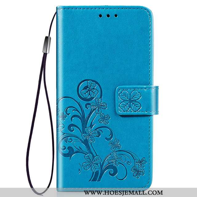 Hoesje Samsung Galaxy A60 Siliconen Bescherming Mobiele Telefoon Hoes Anti-fall Blauw Blauwe