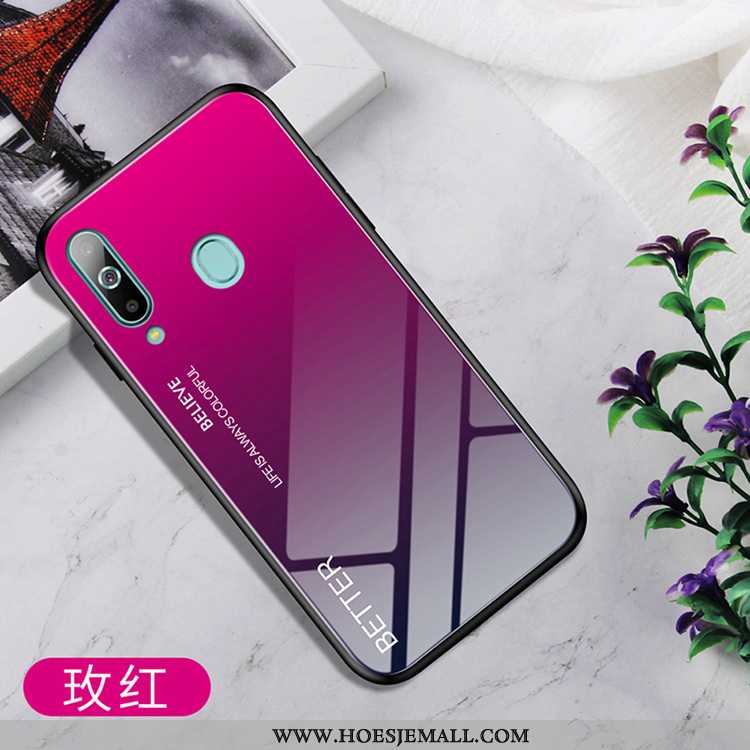 Hoes Samsung Galaxy A60 Persoonlijk Trend Rood Mobiele Telefoon Ster Hanger