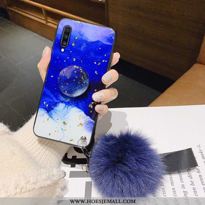 Hoesje Samsung Galaxy A70 Scheppend Trend Ster Anti-fall Persoonlijk Siliconen Zacht Rood