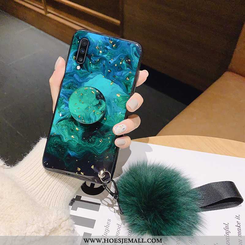 Hoesje Samsung Galaxy A70 Scheppend Trend Ster Anti-fall Persoonlijk Siliconen Zacht Rood