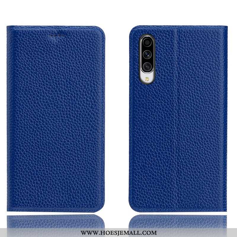 Hoesje Samsung Galaxy A70 Patroon Bescherming Anti-fall Soort Aziatische Vrucht Folio Hoes Bruine