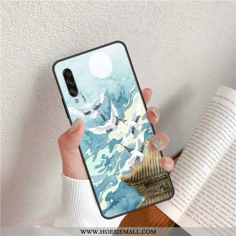 Hoesje Samsung Galaxy A70s Siliconen Bescherming Ster Vers Schrobben Scheppend Blauwe