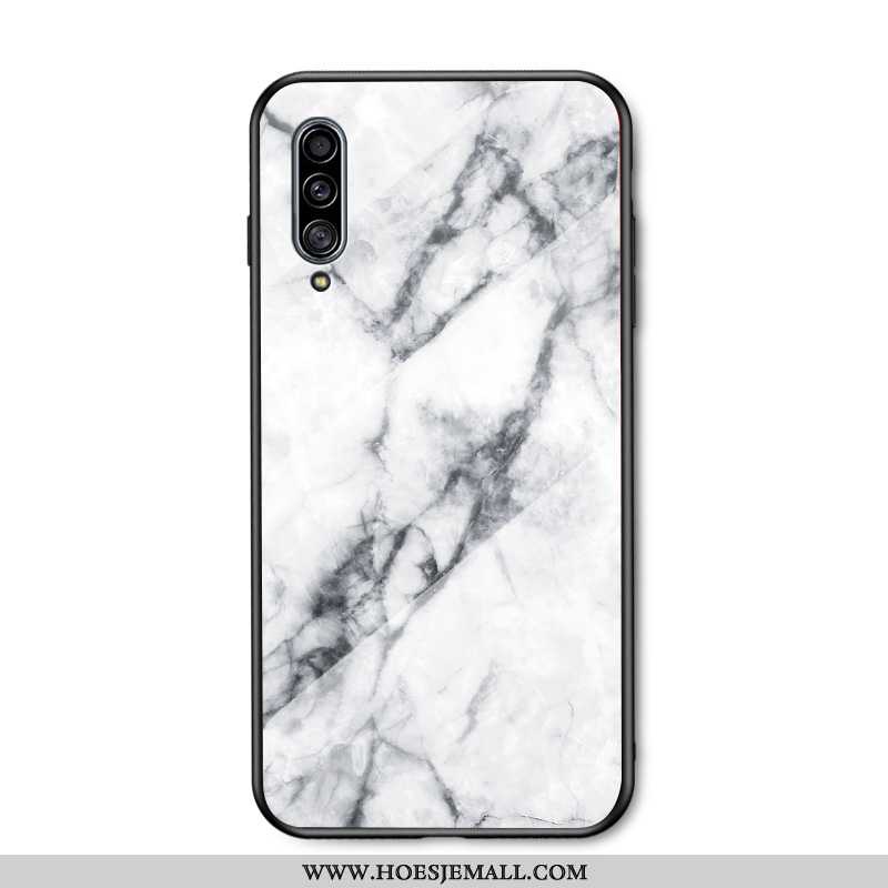 Hoes Samsung Galaxy A70s Zacht Bescherming All Inclusive Glas Hoesje Grote Trend Groen