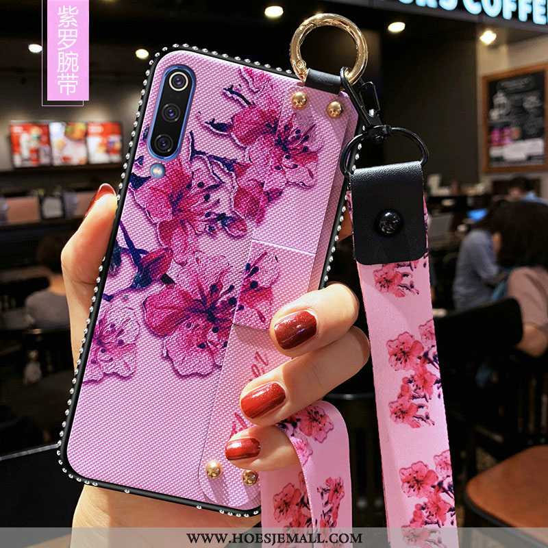 Hoesje Samsung Galaxy A70s Hanger Trend Anti-fall Siliconen Mobiele Telefoon Kunst Ster Witte