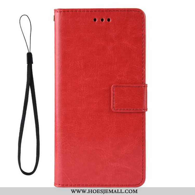 Hoesje Samsung Galaxy A71 Leren Kaart Mobiele Telefoon Ster Folio Zwart Zwarte