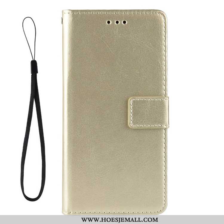 Hoesje Samsung Galaxy A71 Leren Kaart Mobiele Telefoon Ster Folio Zwart Zwarte