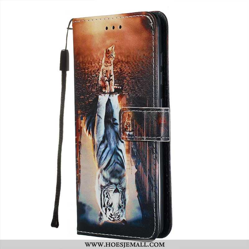 Hoes Samsung Galaxy A71 Persoonlijk Zacht Hoesje Leren Folio Roze Kaart