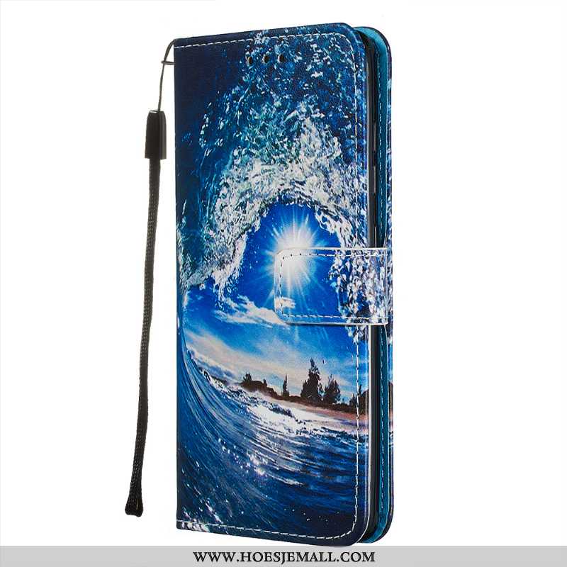 Hoes Samsung Galaxy A71 Persoonlijk Zacht Hoesje Leren Folio Roze Kaart