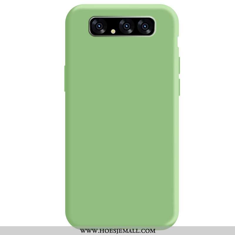 Hoes Samsung Galaxy A80 Super Dun Effen Kleur Mode Lovers All Inclusive Bescherming Groen