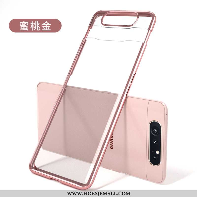 Hoesje Samsung Galaxy A80 Scheppend Trend Ster Super Anti-fall Roze Mobiele Telefoon