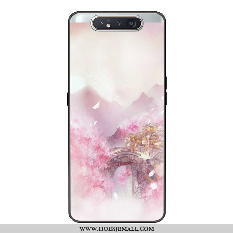 Hoesje Samsung Galaxy A80 Persoonlijk Trend Roze Vers All Inclusive Siliconen