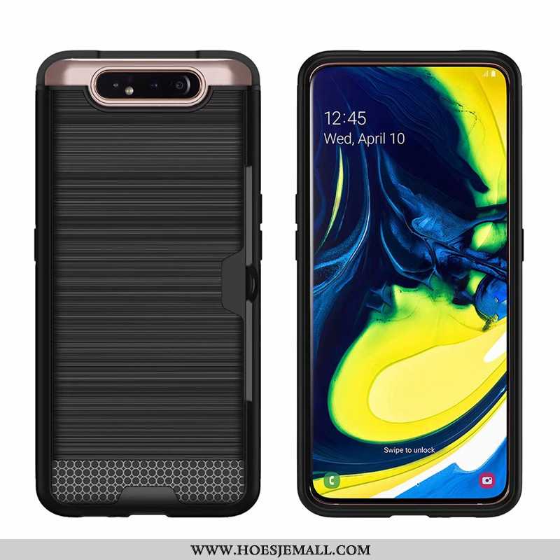 Hoes Samsung Galaxy A80 Scheppend Bescherming Mobiele Telefoon Kaart All Inclusive Ster Zwarte