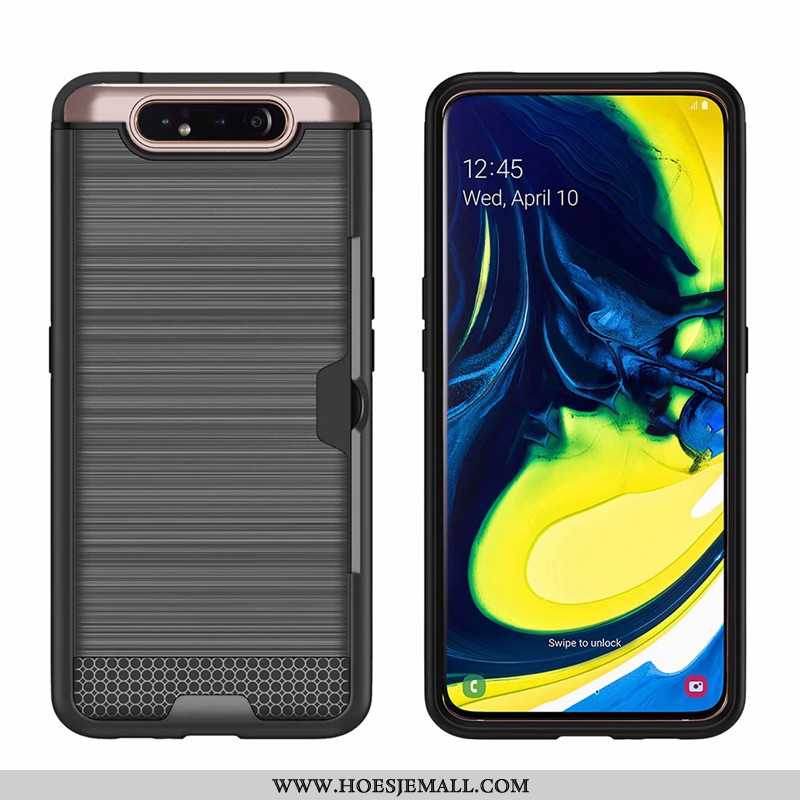 Hoes Samsung Galaxy A80 Scheppend Bescherming Mobiele Telefoon Kaart All Inclusive Ster Zwarte