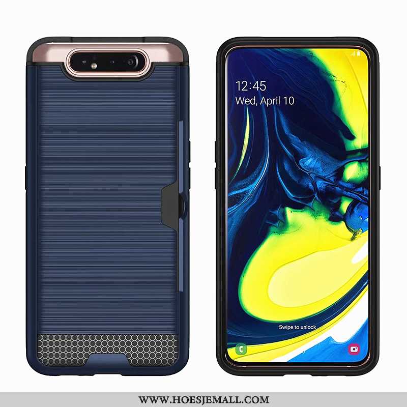 Hoes Samsung Galaxy A80 Scheppend Bescherming Mobiele Telefoon Kaart All Inclusive Ster Zwarte