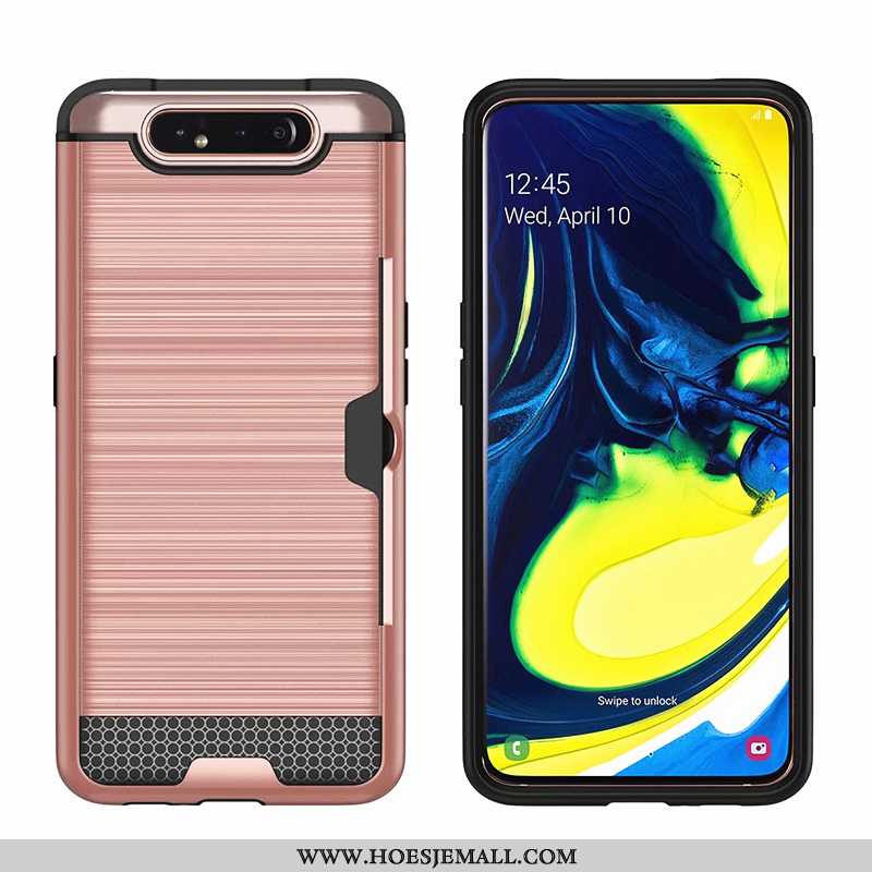 Hoes Samsung Galaxy A80 Scheppend Bescherming Mobiele Telefoon Kaart All Inclusive Ster Zwarte