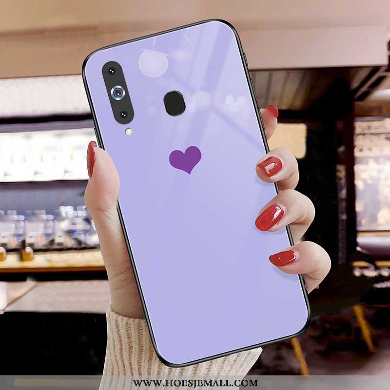 Hoes Samsung Galaxy A8s Bescherming Glas Hoesje Trend All Inclusive Ster Groen