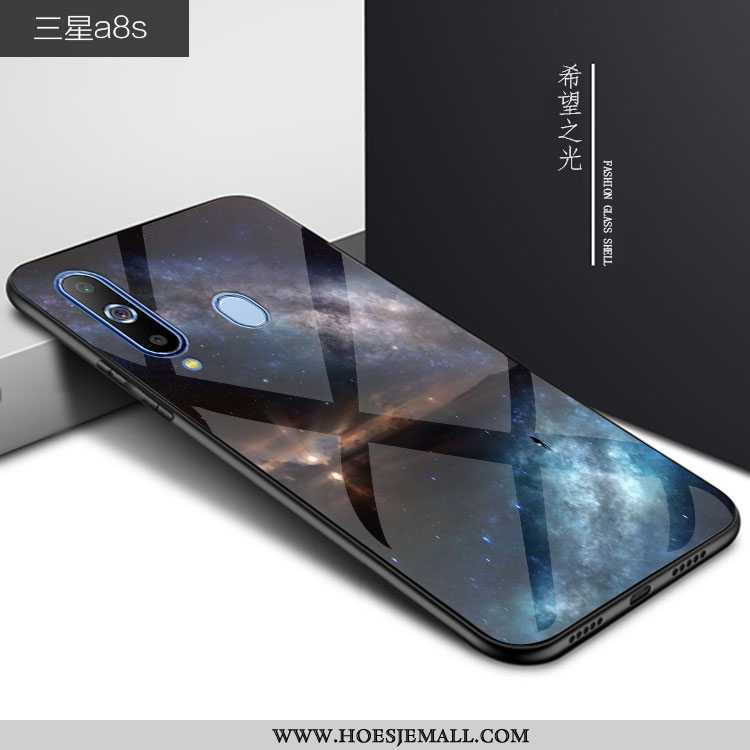 Hoes Samsung Galaxy A8s Persoonlijk Trend Glas Sterrenhemel Bescherming 2020 Zwarte