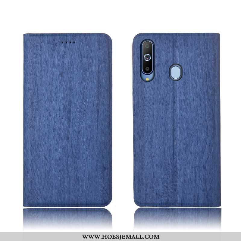 Hoesje Samsung Galaxy A8s Patroon Zacht 2020 All Inclusive Hoes Boom Siliconen Blauwe