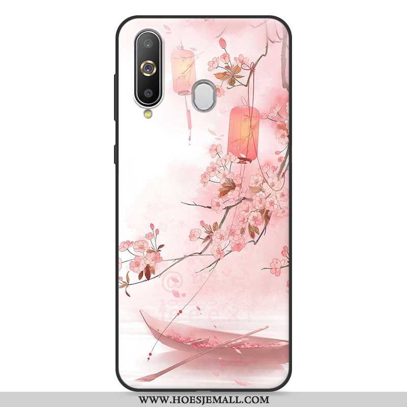 Hoesje Samsung Galaxy A8s Vintage Zacht Hoes Mini Siliconen All Inclusive Roze