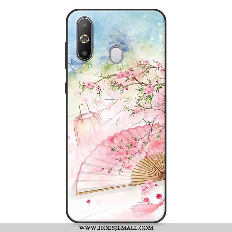 Hoesje Samsung Galaxy A8s Vintage Zacht Hoes Mini Siliconen All Inclusive Roze