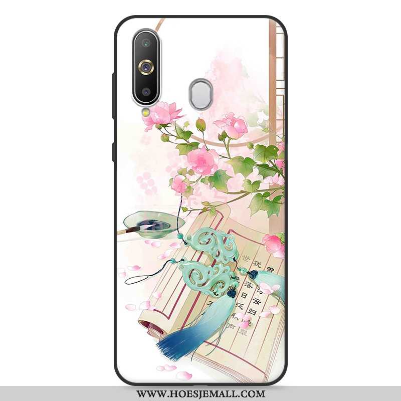 Hoesje Samsung Galaxy A8s Vintage Zacht Hoes Mini Siliconen All Inclusive Roze