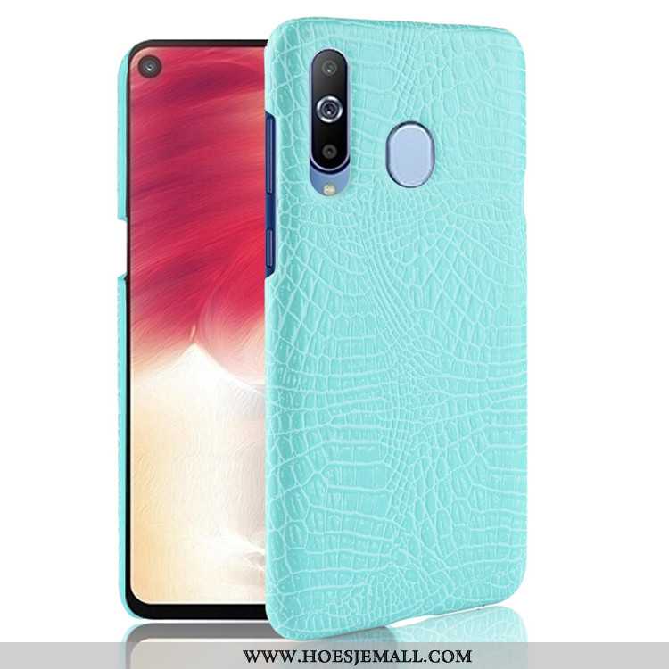 Hoesje Samsung Galaxy A8s Patroon Anti-fall Krokodil Bedrijf Ster Hoes Roze