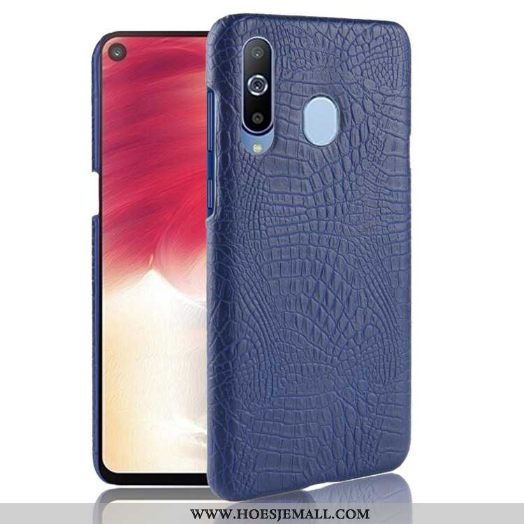 Hoesje Samsung Galaxy A8s Patroon Anti-fall Krokodil Bedrijf Ster Hoes Roze