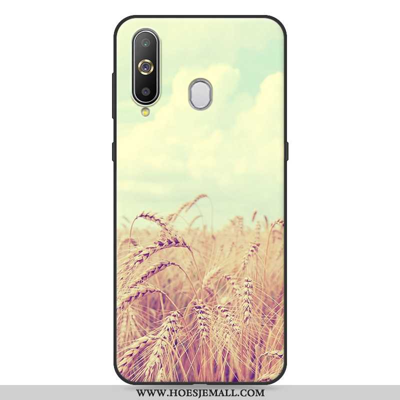 Hoes Samsung Galaxy A8s Siliconen Spotprent Hoesje All Inclusive Anti-fall Trend Geel