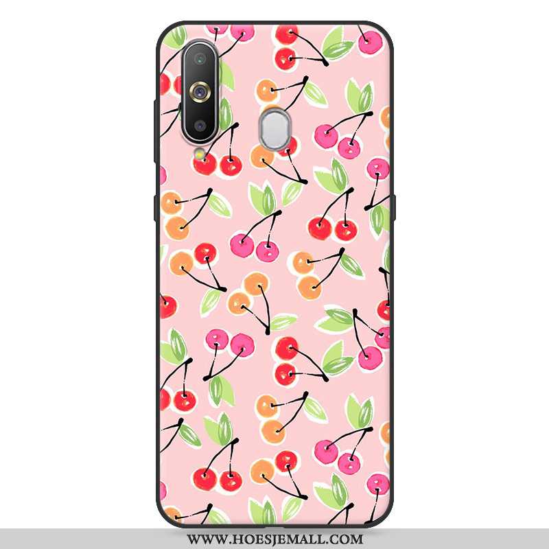 Hoes Samsung Galaxy A8s Siliconen Spotprent Hoesje All Inclusive Anti-fall Trend Geel