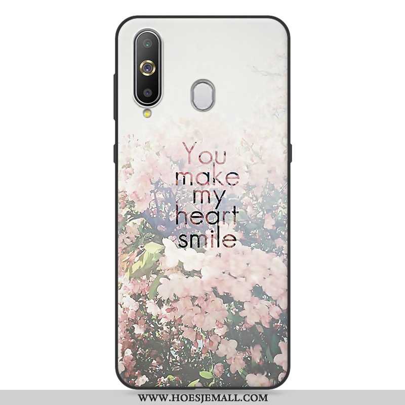 Hoes Samsung Galaxy A8s Siliconen Spotprent Hoesje All Inclusive Anti-fall Trend Geel