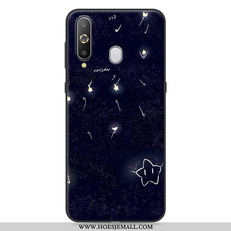 Hoes Samsung Galaxy A8s Siliconen Spotprent Hoesje All Inclusive Anti-fall Trend Geel