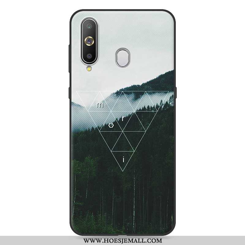 Hoes Samsung Galaxy A8s Siliconen Spotprent Hoesje All Inclusive Anti-fall Trend Geel