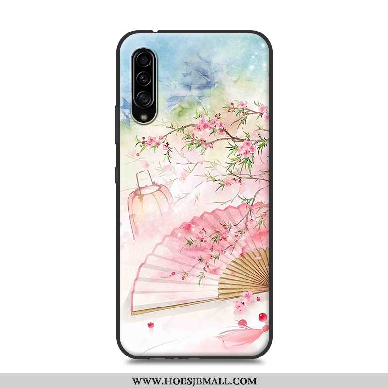 Hoesje Samsung Galaxy A90 5g Bescherming Persoonlijk Hoes Roze Siliconen Mobiele Telefoon