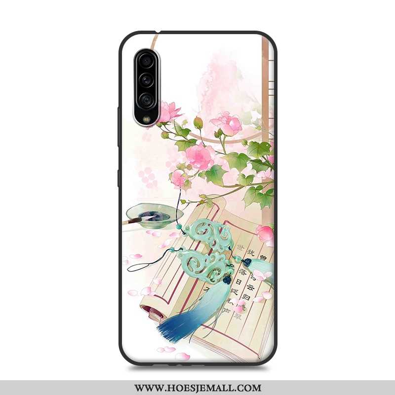 Hoesje Samsung Galaxy A90 5g Bescherming Persoonlijk Hoes Roze Siliconen Mobiele Telefoon