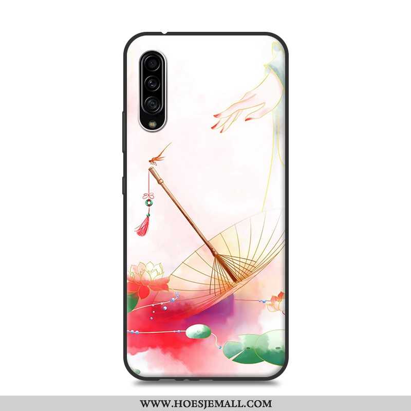 Hoesje Samsung Galaxy A90 5g Bescherming Persoonlijk Hoes Roze Siliconen Mobiele Telefoon