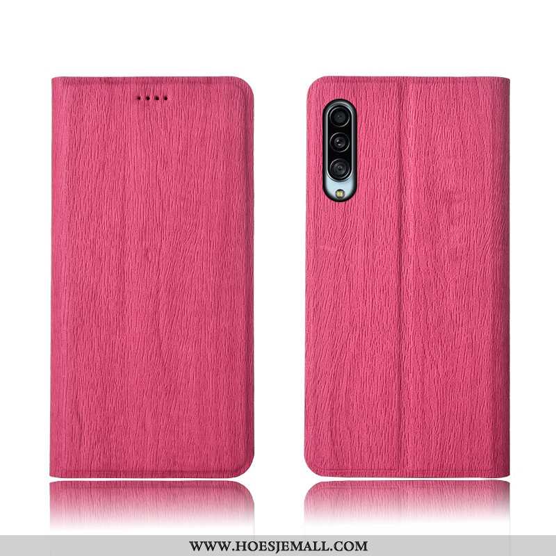 Hoesje Samsung Galaxy A90 5g Siliconen Bescherming Clamshell Anti-fall Blauw All Inclusive Patroon B