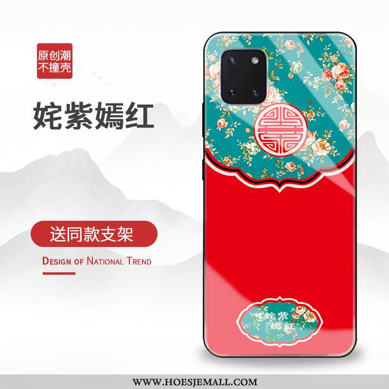 Hoesje Samsung Galaxy Note 10 Lite Bescherming Trend All Inclusive Rood Chinese Stijl Hoes