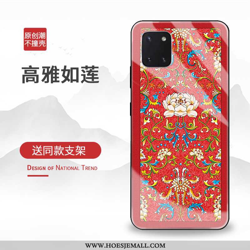 Hoesje Samsung Galaxy Note 10 Lite Bescherming Trend All Inclusive Rood Chinese Stijl Hoes