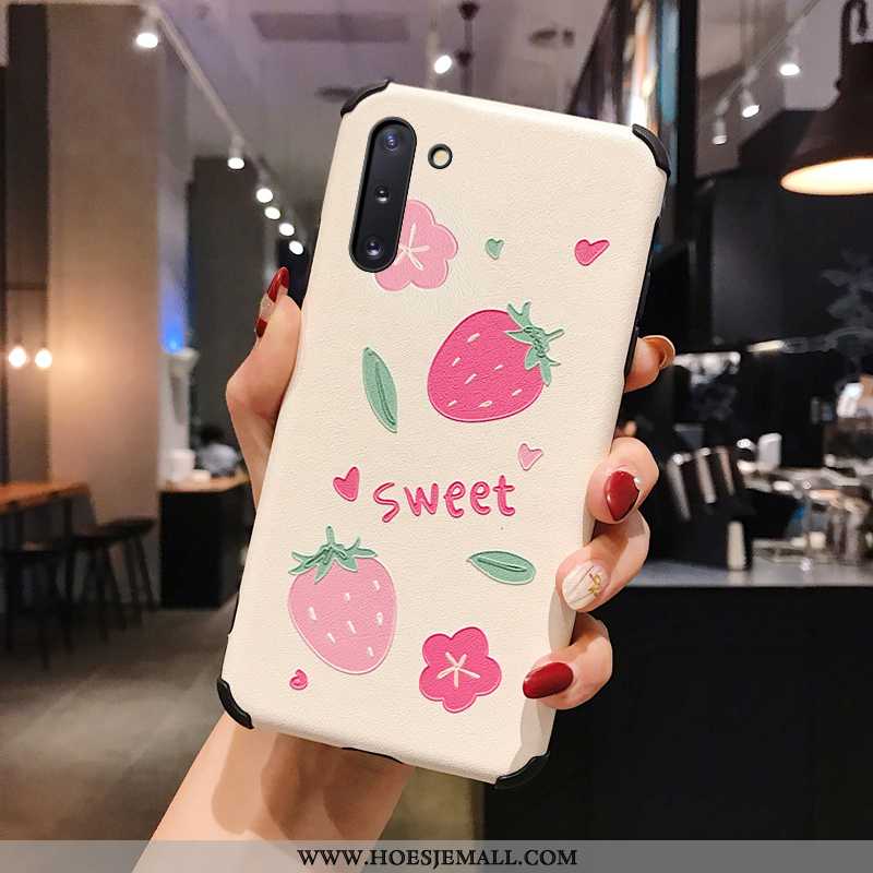 Hoesje Samsung Galaxy Note 10 Bescherming Trend Roze Anti-fall Mobiele Telefoon Ster